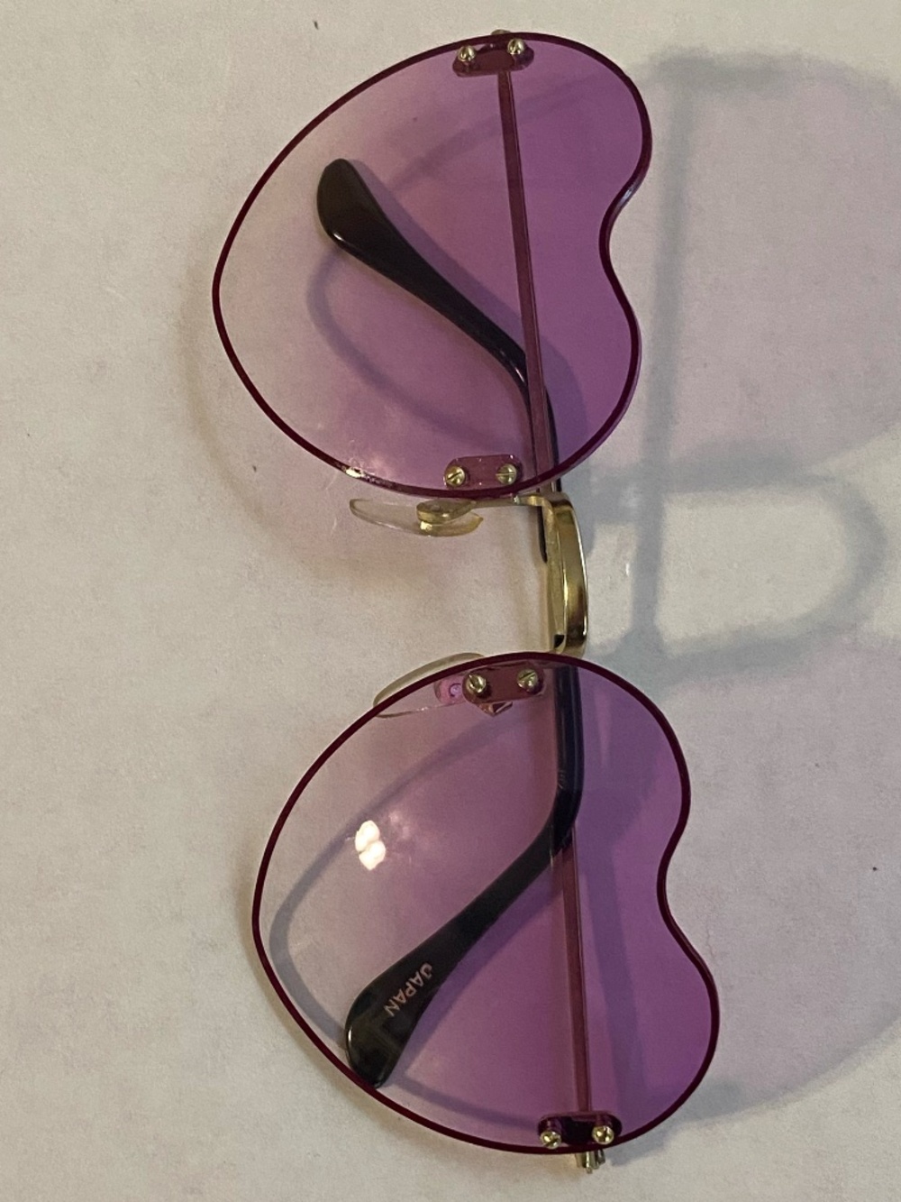 1970's/80's Heart shaped Sunglasses